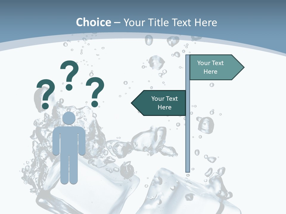 Square Copy Reflection PowerPoint Template