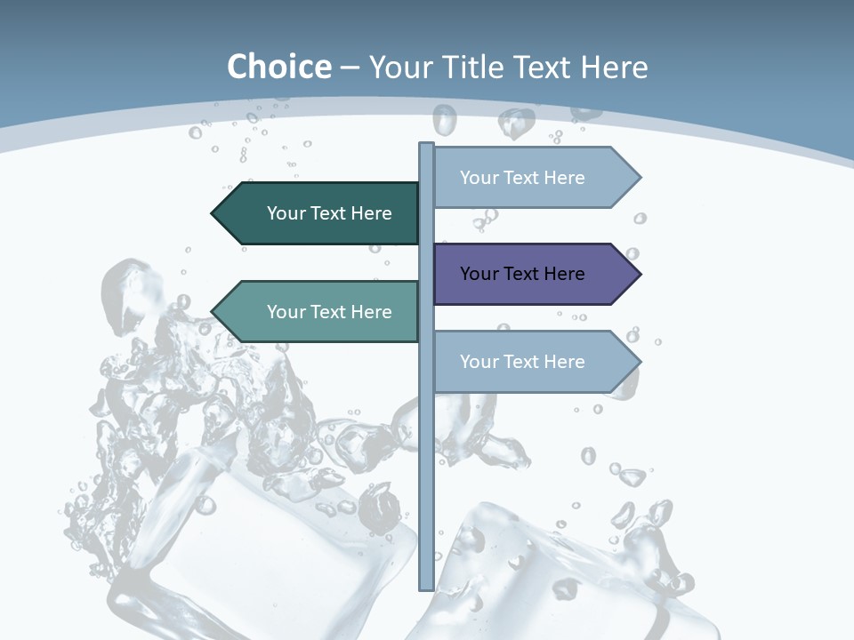 Square Copy Reflection PowerPoint Template