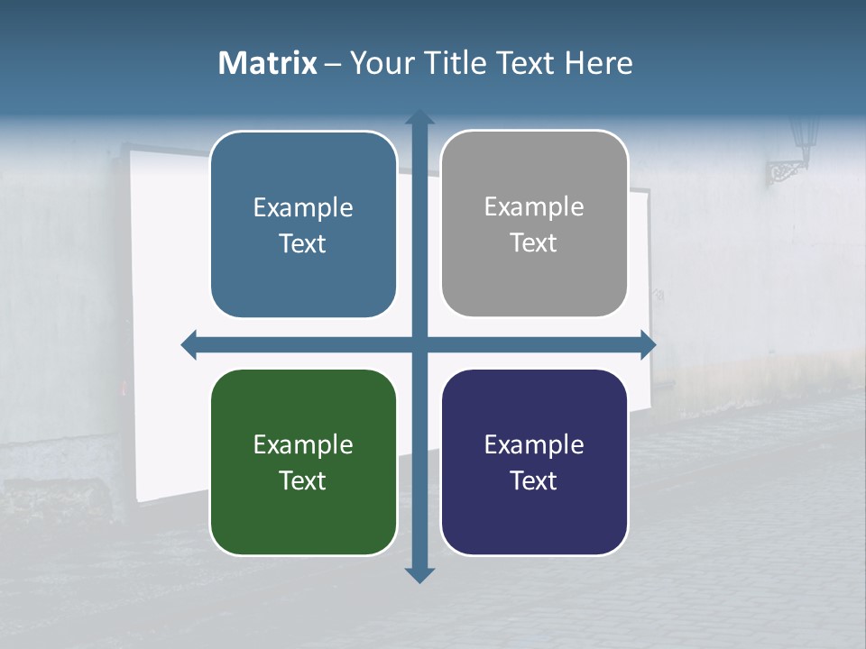 Commercial Background Empty PowerPoint Template