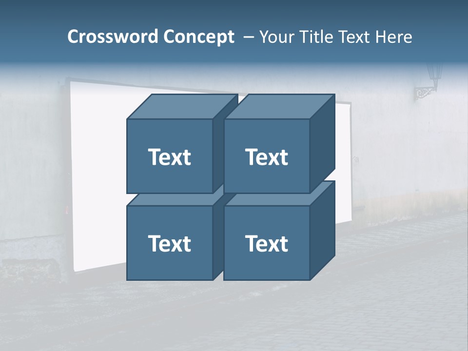 Commercial Background Empty PowerPoint Template
