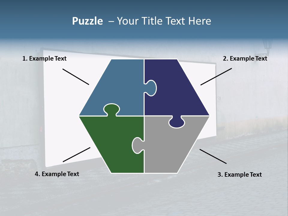 Commercial Background Empty PowerPoint Template