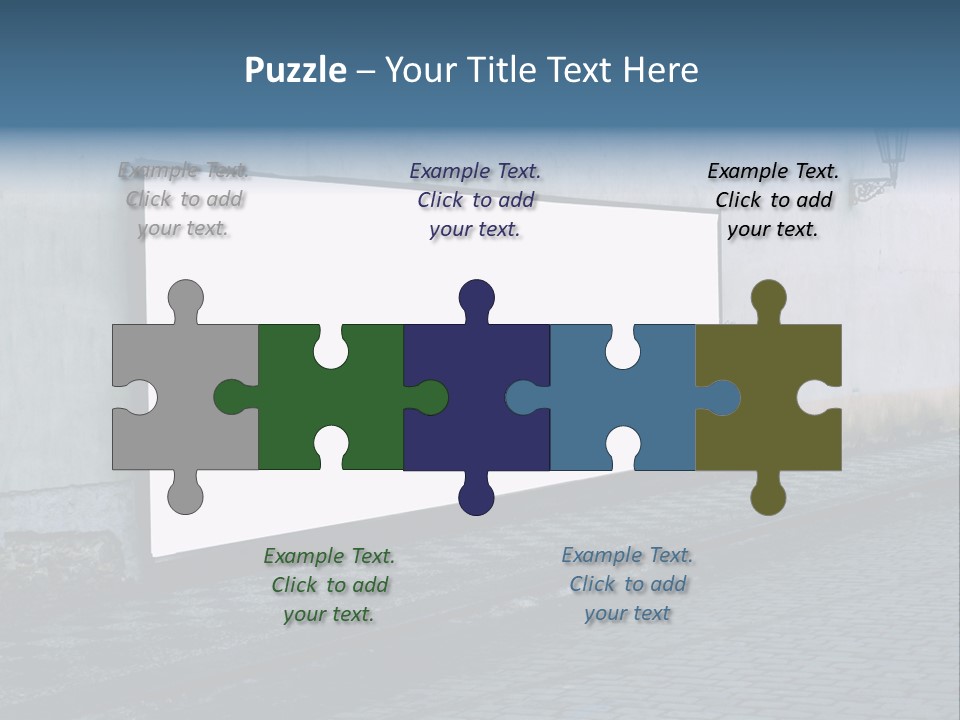 Commercial Background Empty PowerPoint Template