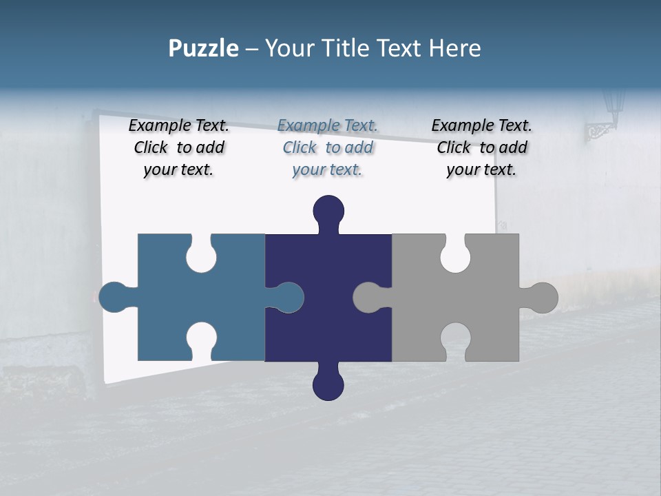 Commercial Background Empty PowerPoint Template