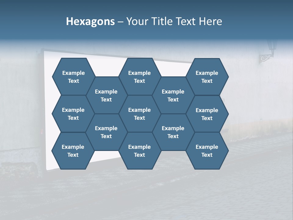 Commercial Background Empty PowerPoint Template