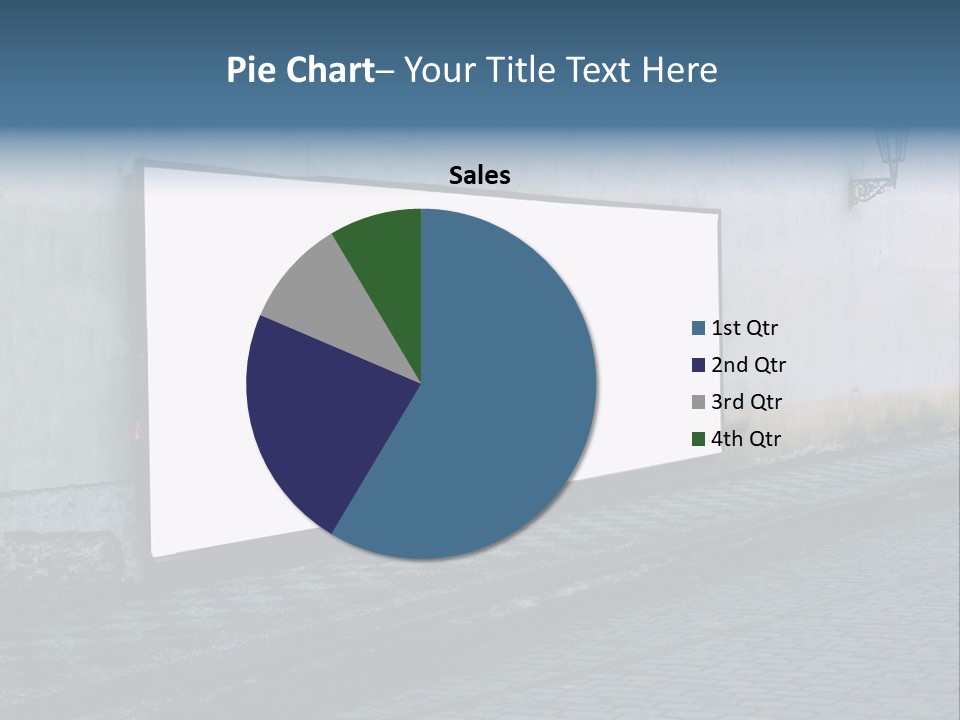 Commercial Background Empty PowerPoint Template