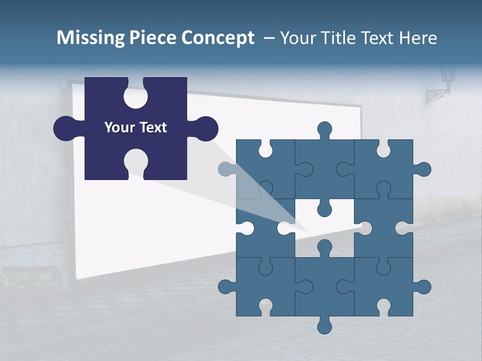 Commercial Background Empty PowerPoint Template