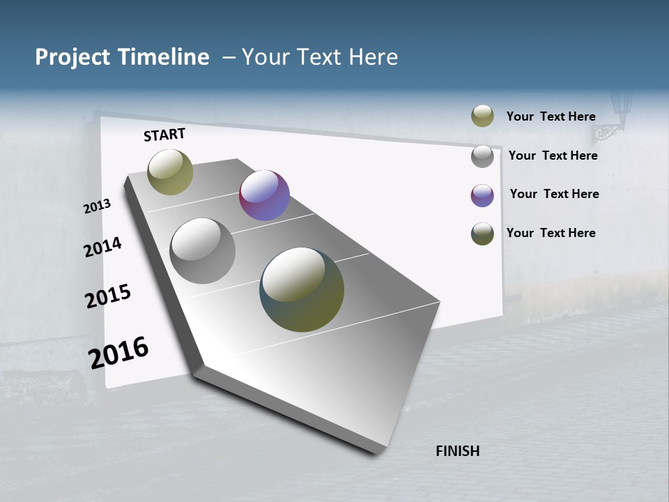 Commercial Background Empty PowerPoint Template