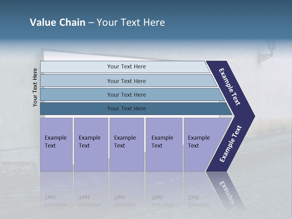 Commercial Background Empty PowerPoint Template