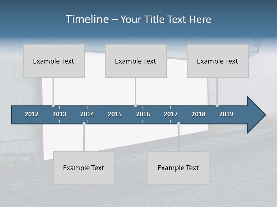 Commercial Background Empty PowerPoint Template