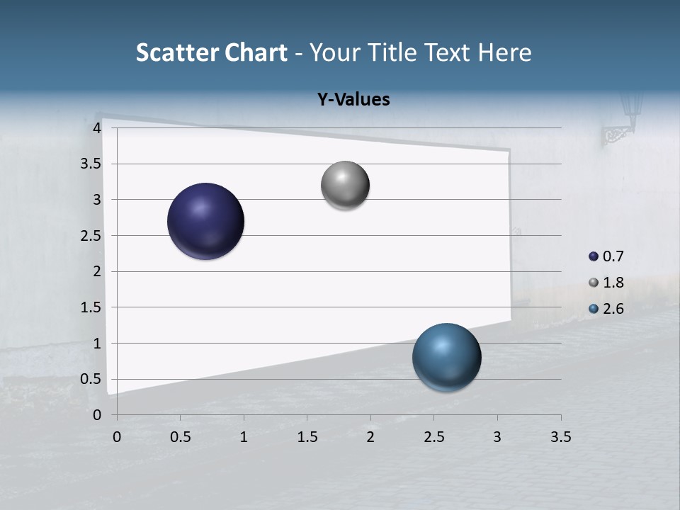 Commercial Background Empty PowerPoint Template