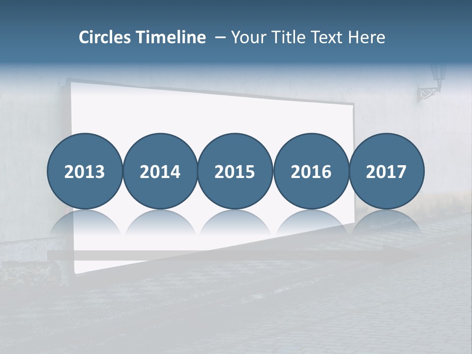 Commercial Background Empty PowerPoint Template