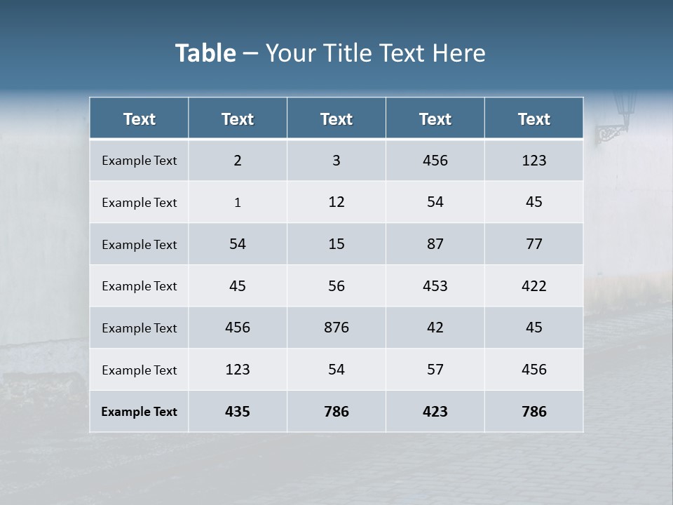 Commercial Background Empty PowerPoint Template