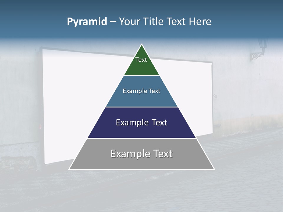 Commercial Background Empty PowerPoint Template