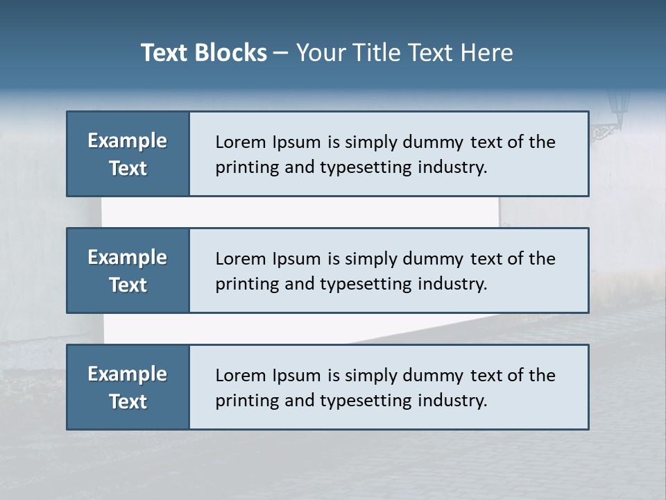 Commercial Background Empty PowerPoint Template