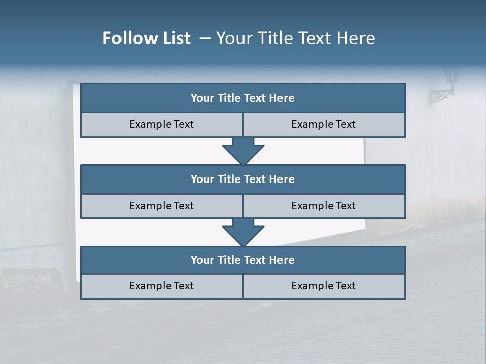 Commercial Background Empty PowerPoint Template