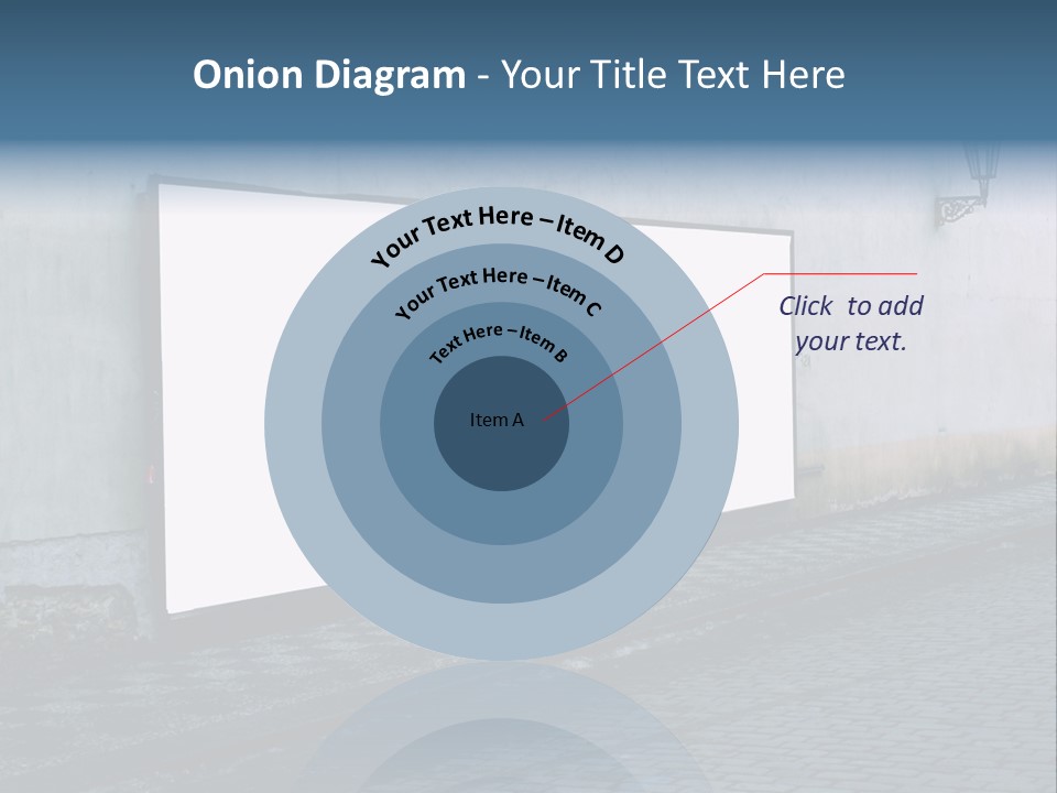 Commercial Background Empty PowerPoint Template