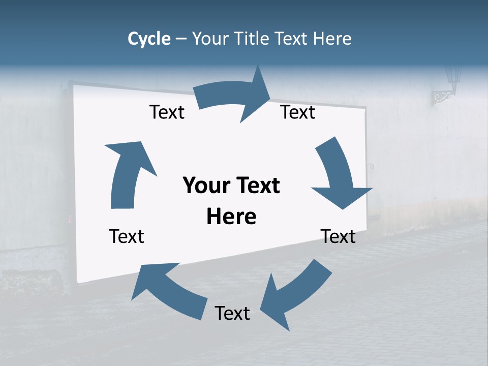 Commercial Background Empty PowerPoint Template