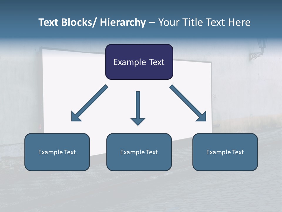 Commercial Background Empty PowerPoint Template