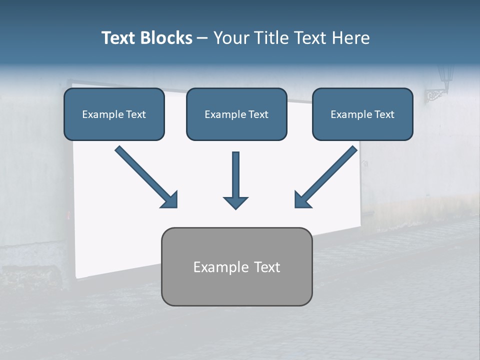 Commercial Background Empty PowerPoint Template