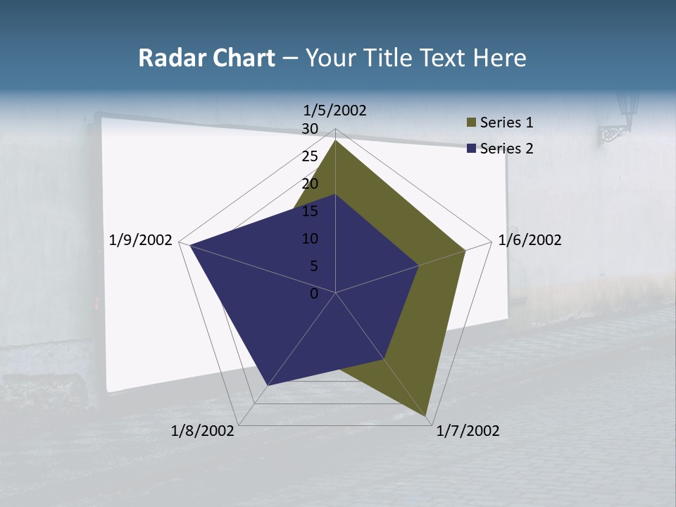 Commercial Background Empty PowerPoint Template