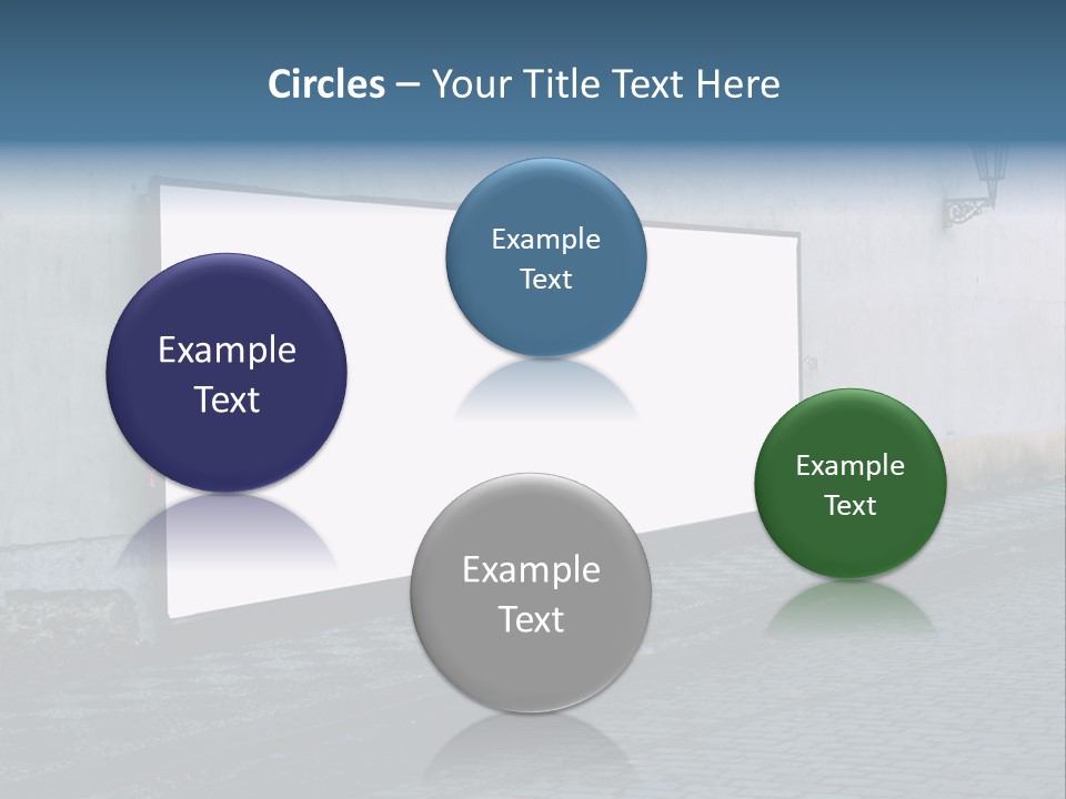Commercial Background Empty PowerPoint Template