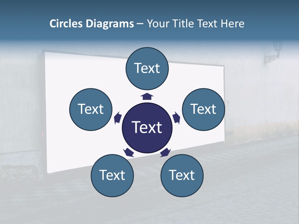 Commercial Background Empty PowerPoint Template