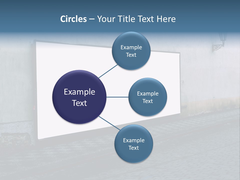 Commercial Background Empty PowerPoint Template