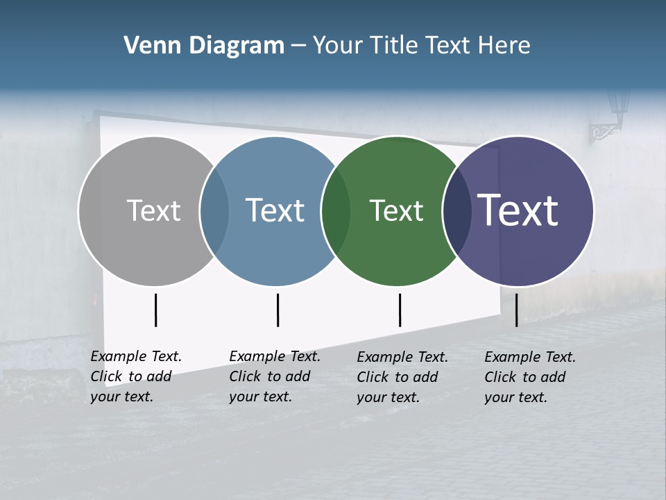 Commercial Background Empty PowerPoint Template