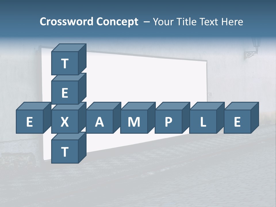 Commercial Background Empty PowerPoint Template