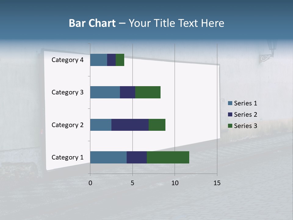 Commercial Background Empty PowerPoint Template