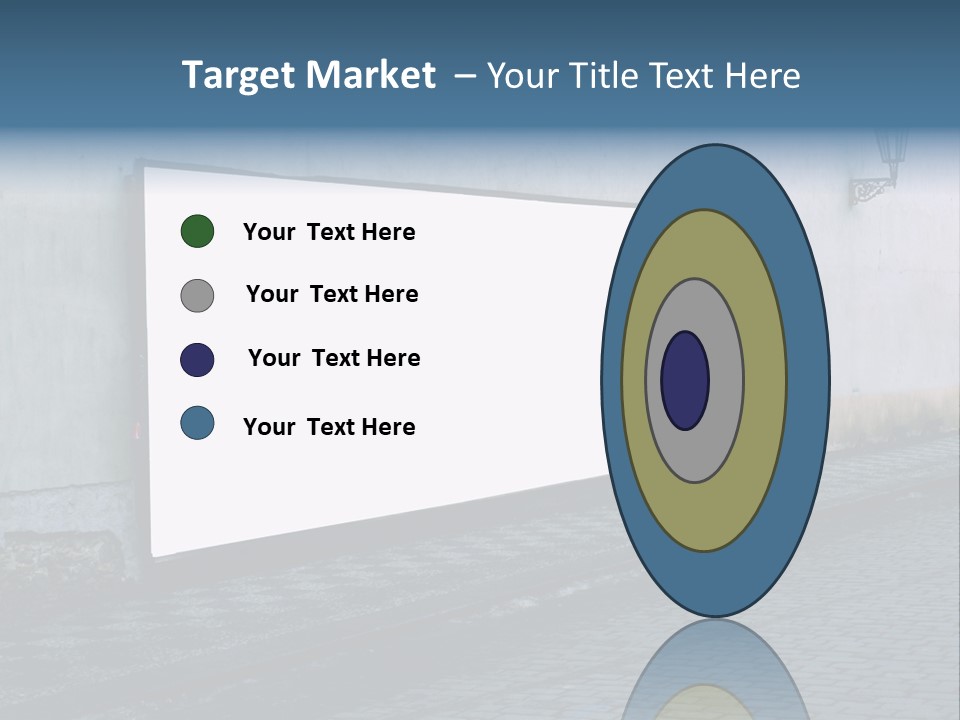 Commercial Background Empty PowerPoint Template