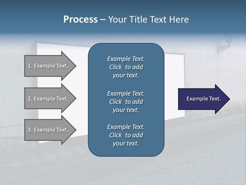Commercial Background Empty PowerPoint Template