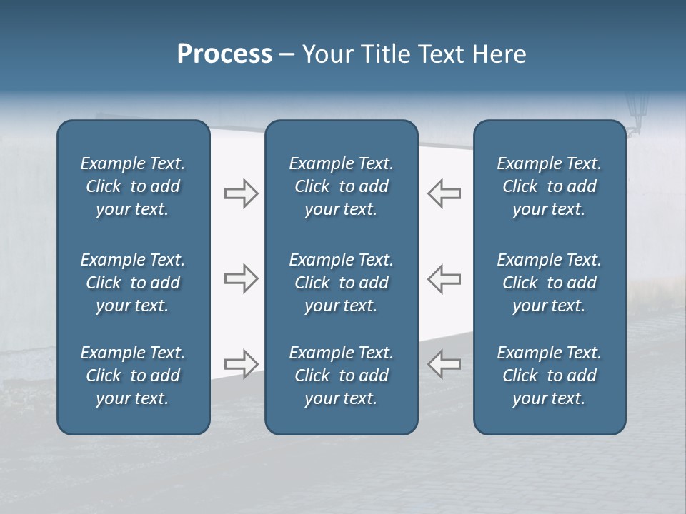 Commercial Background Empty PowerPoint Template