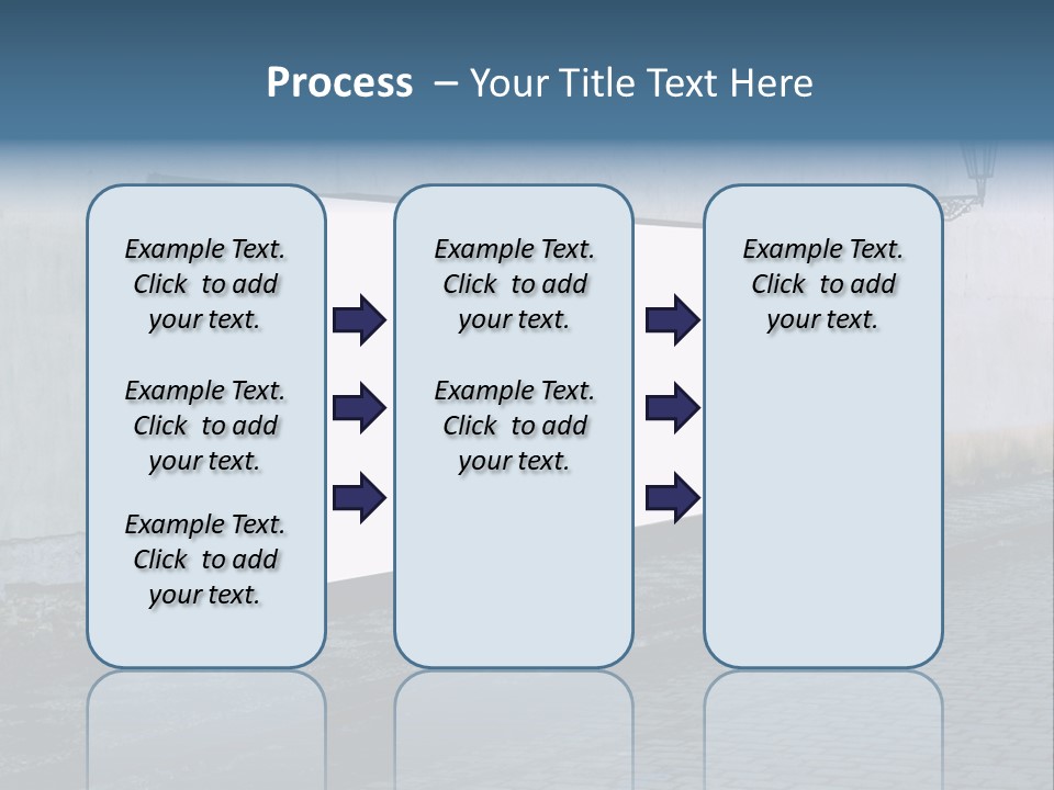 Commercial Background Empty PowerPoint Template