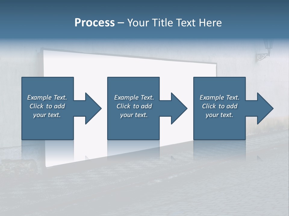 Commercial Background Empty PowerPoint Template