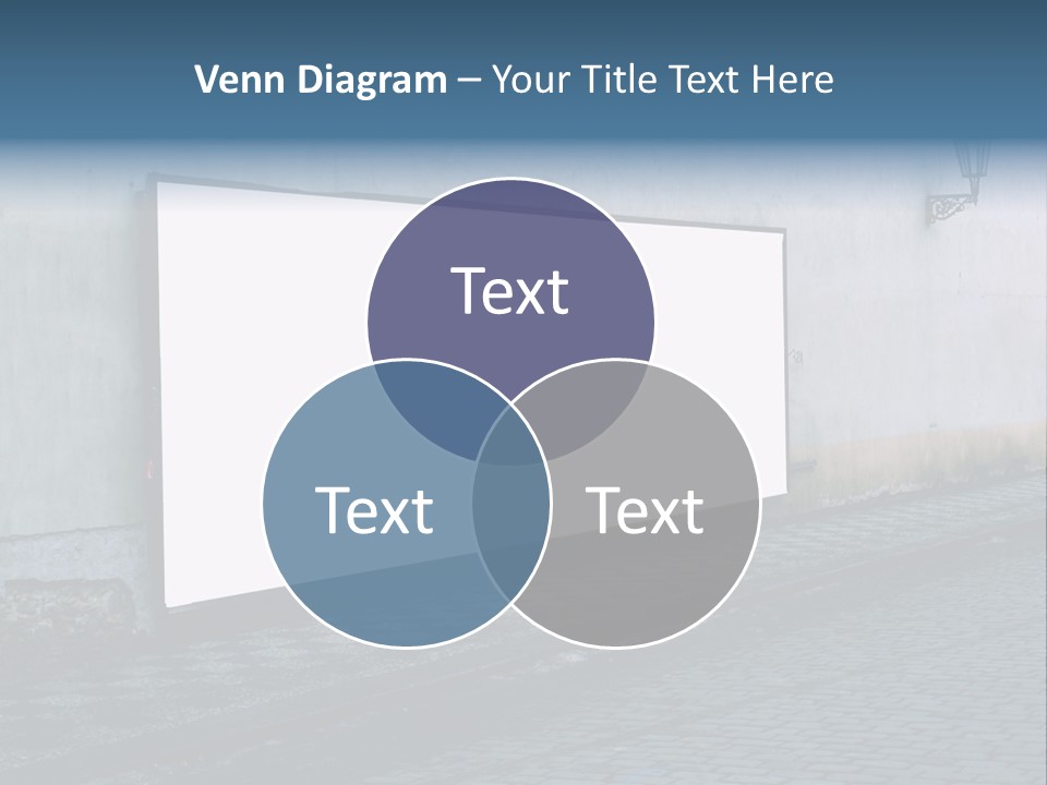 Commercial Background Empty PowerPoint Template