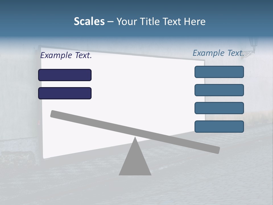 Commercial Background Empty PowerPoint Template