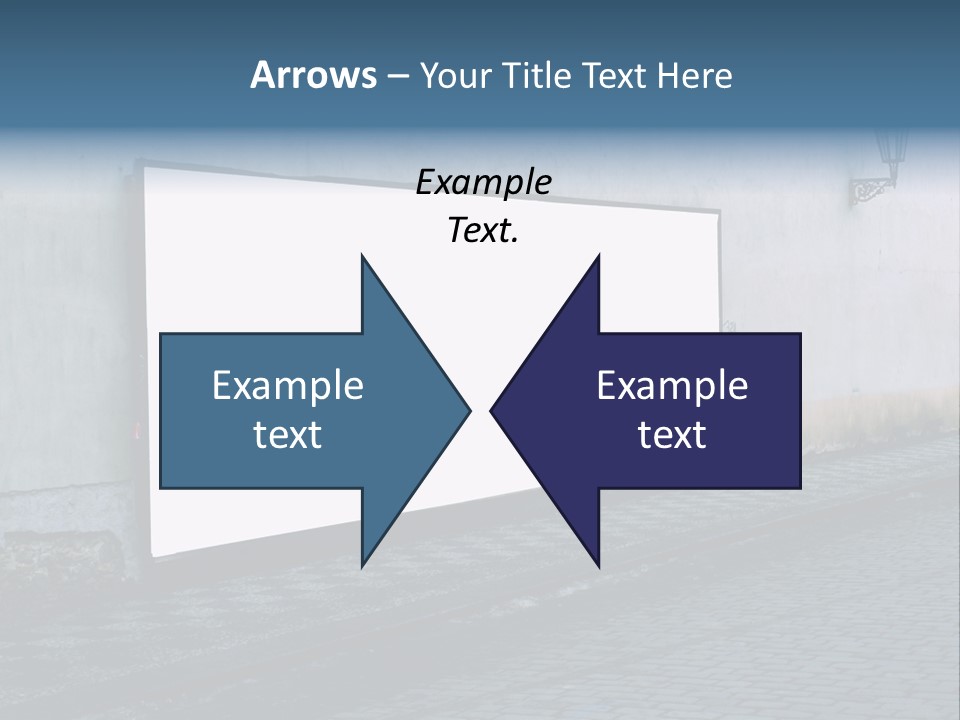 Commercial Background Empty PowerPoint Template