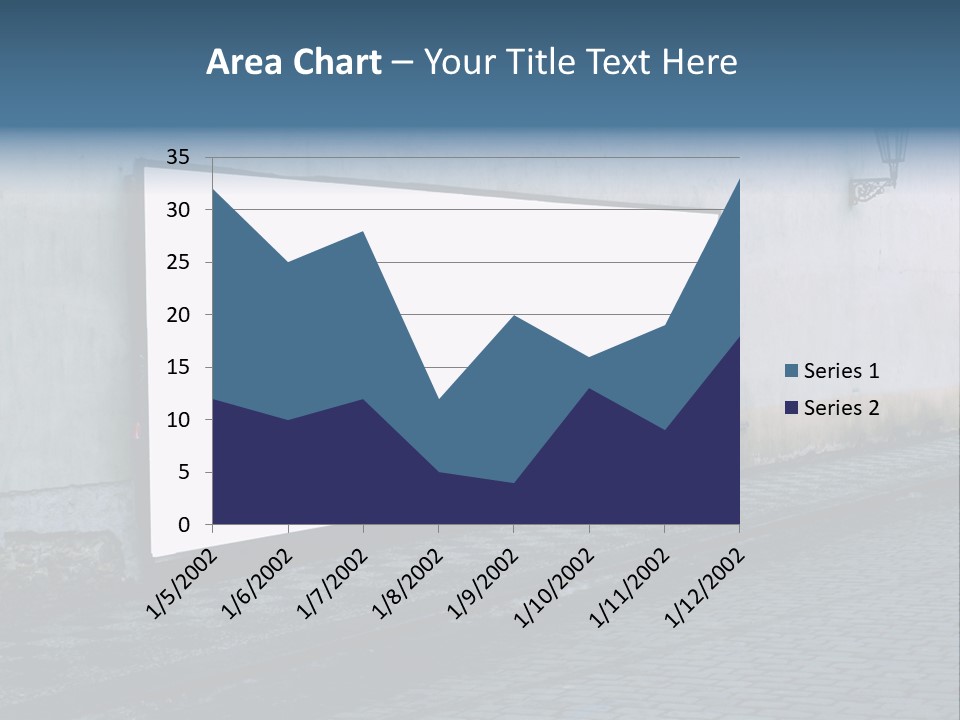 Commercial Background Empty PowerPoint Template