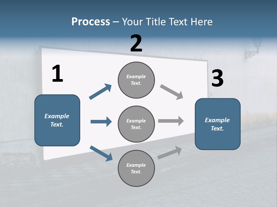 Commercial Background Empty PowerPoint Template
