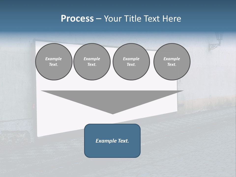 Commercial Background Empty PowerPoint Template