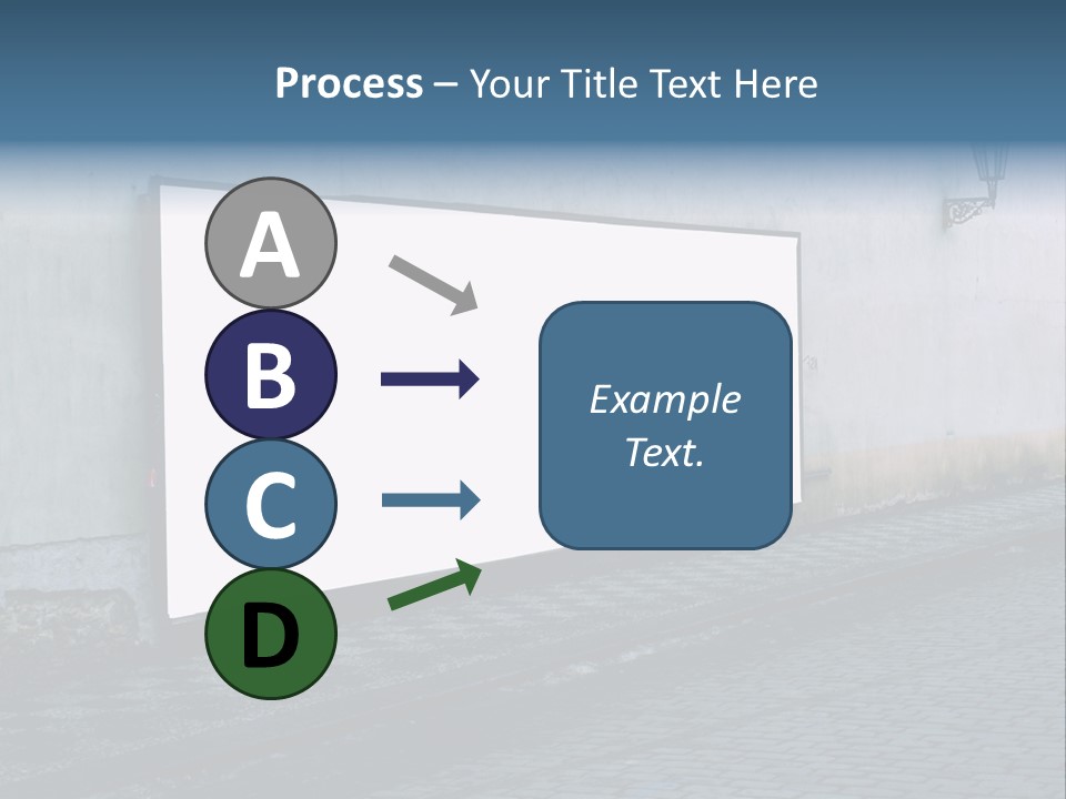 Commercial Background Empty PowerPoint Template