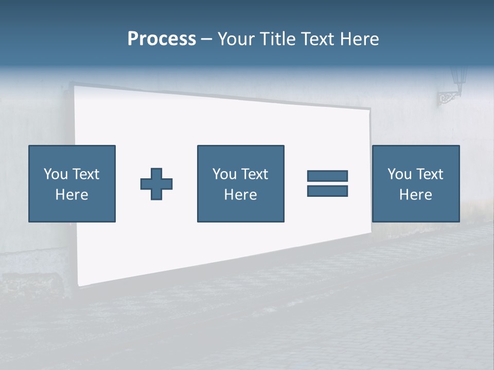 Commercial Background Empty PowerPoint Template