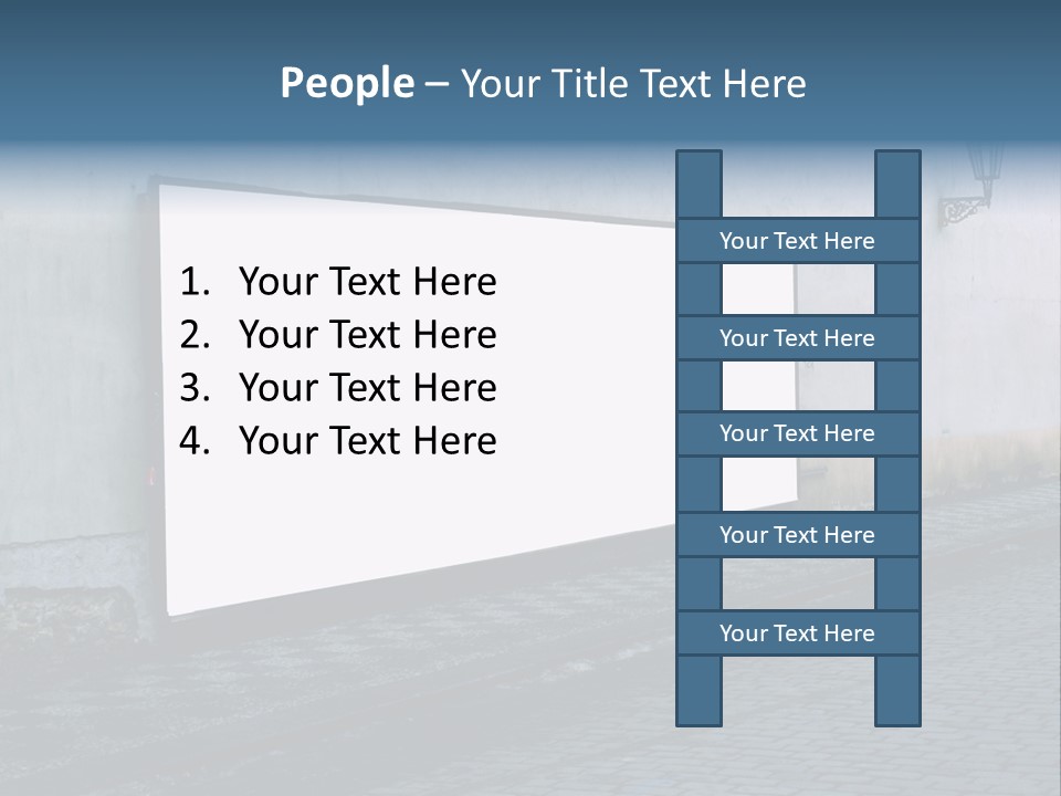 Commercial Background Empty PowerPoint Template