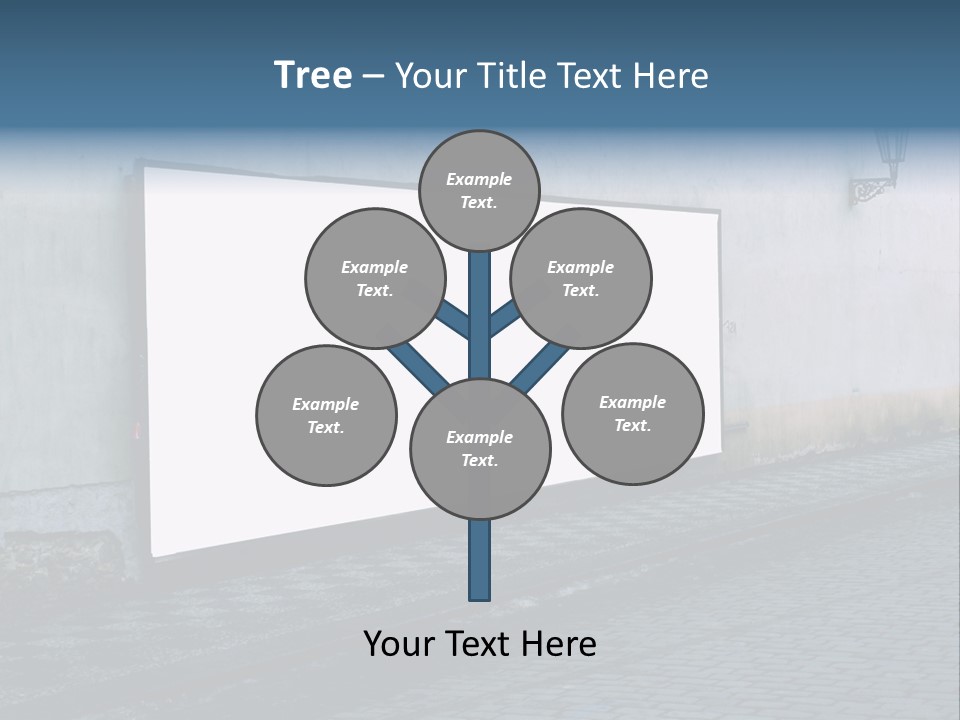 Commercial Background Empty PowerPoint Template