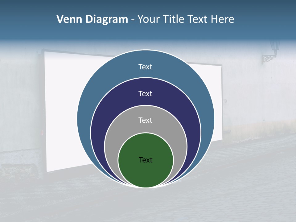 Commercial Background Empty PowerPoint Template