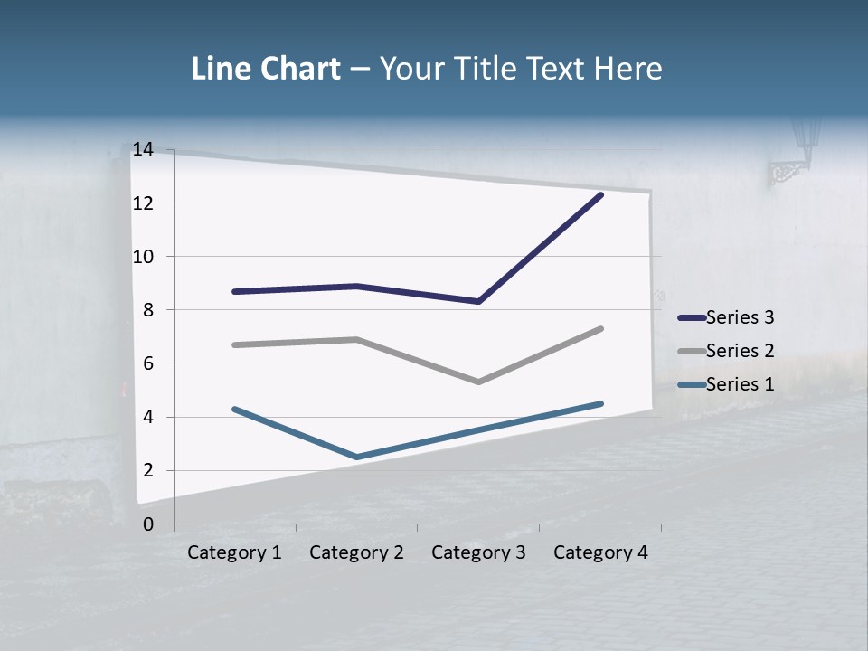 Commercial Background Empty PowerPoint Template