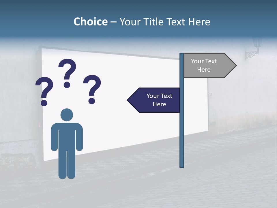 Commercial Background Empty PowerPoint Template