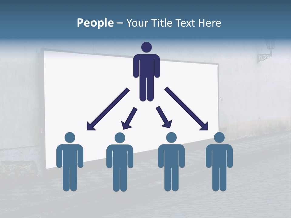 Commercial Background Empty PowerPoint Template