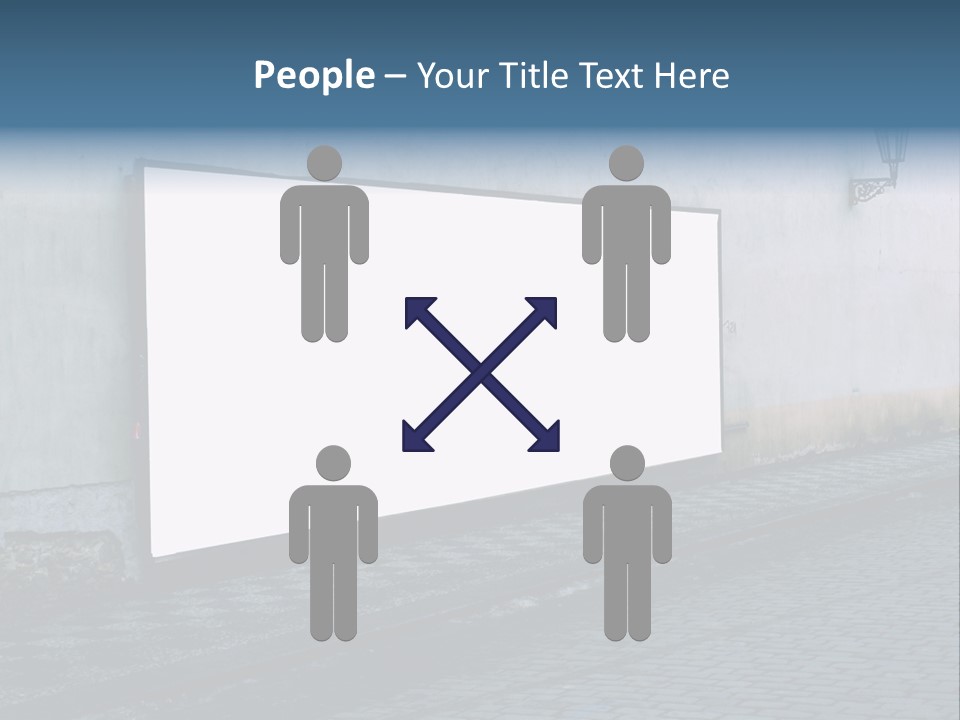 Commercial Background Empty PowerPoint Template